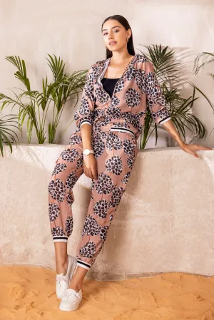 Tropical Animal Print Bomber Set