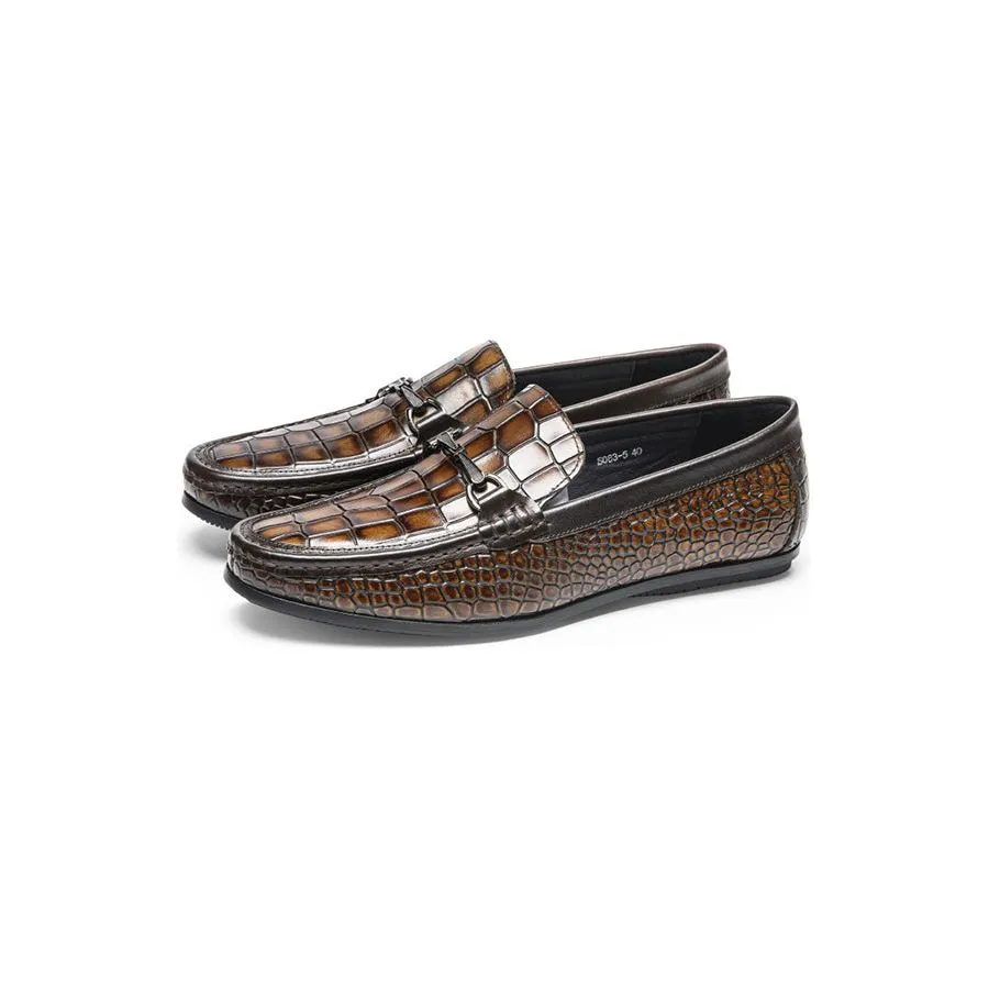 Veltique Luxe Croctex Loafers