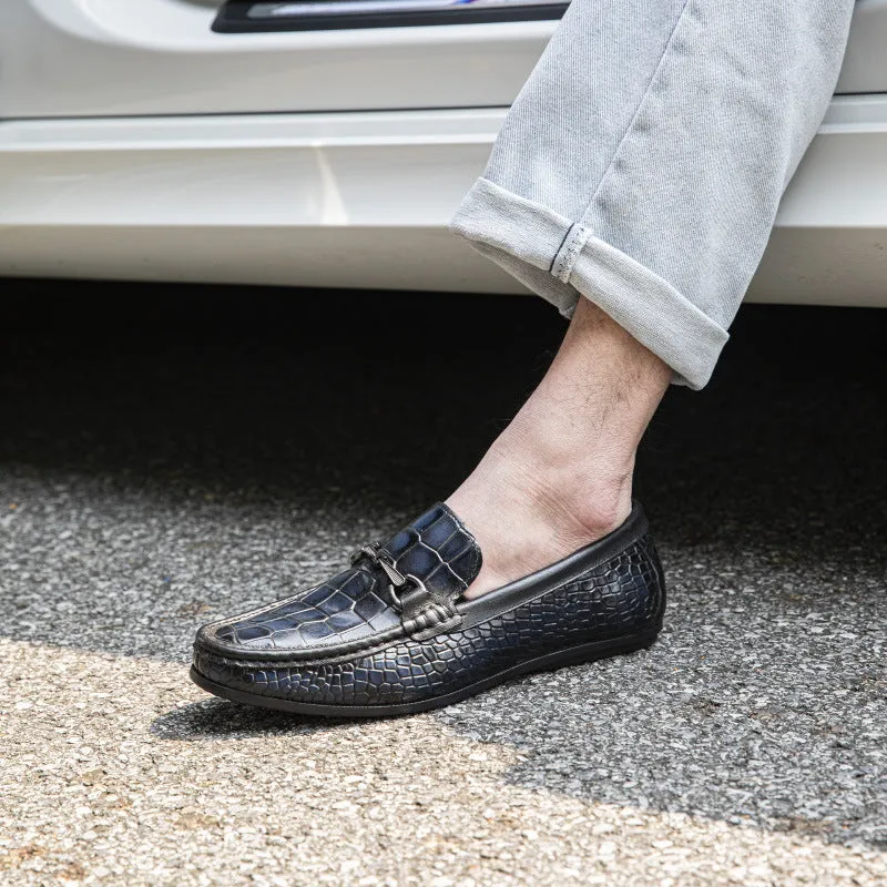 Veltique Luxe Croctex Loafers
