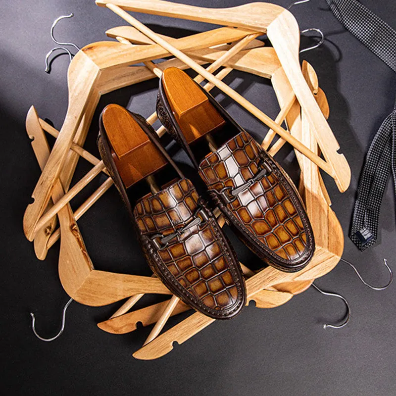 Veltique Luxe Croctex Loafers