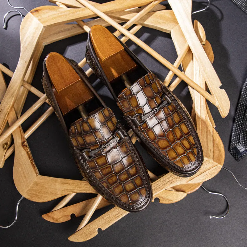 Veltique Luxe Croctex Loafers