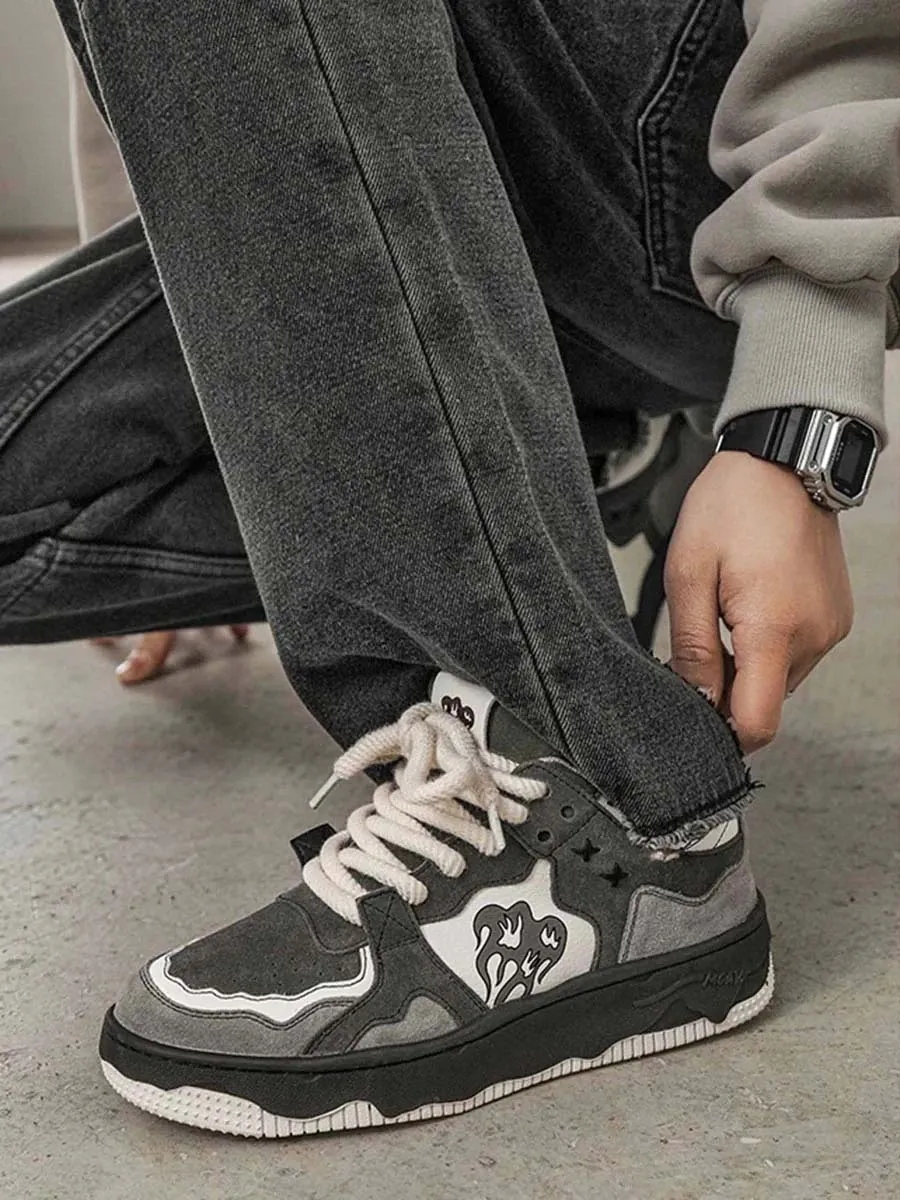 We Love Street Vintage Niche Casual Couple Skate Shoes
