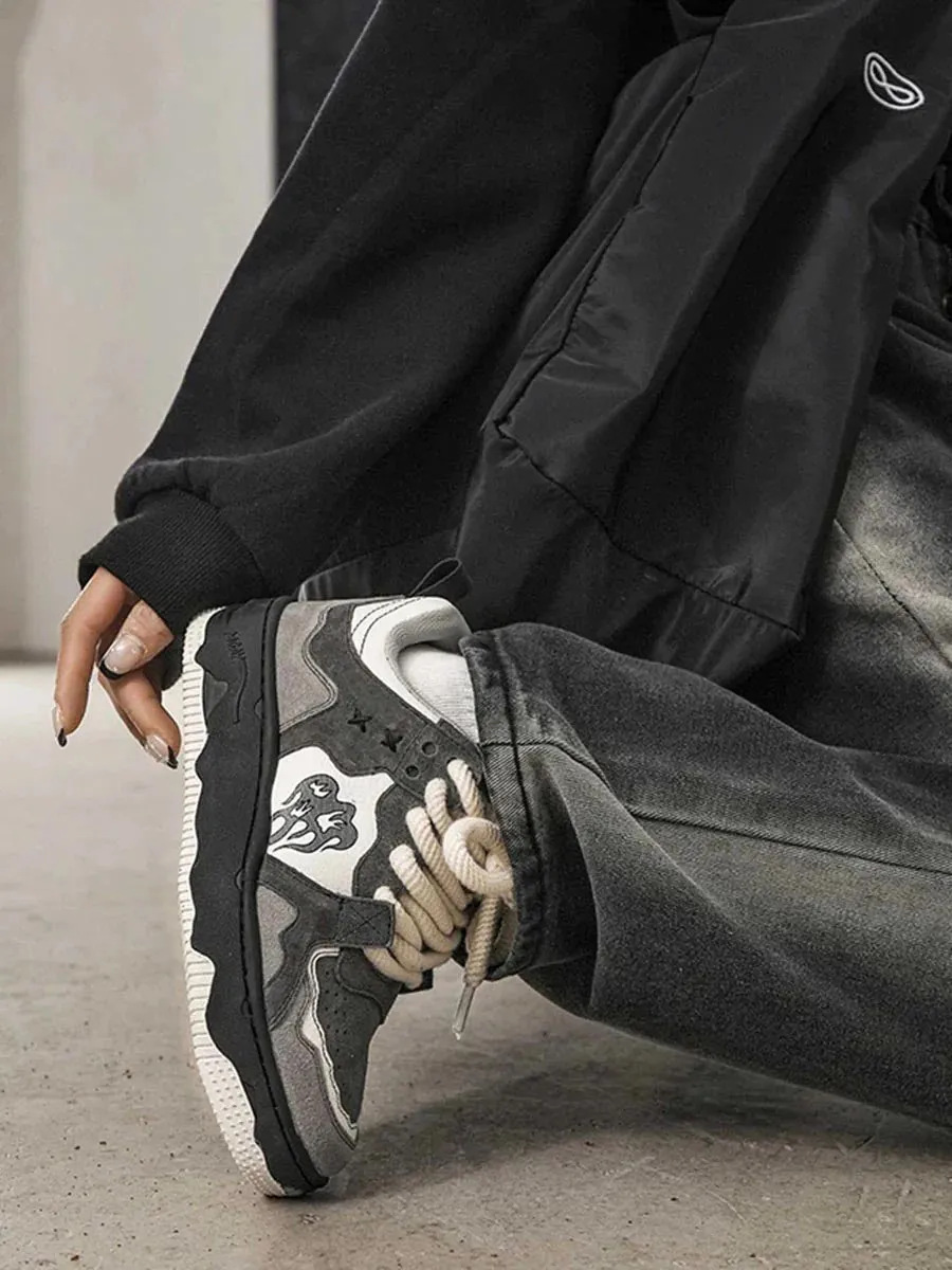 We Love Street Vintage Niche Casual Couple Skate Shoes