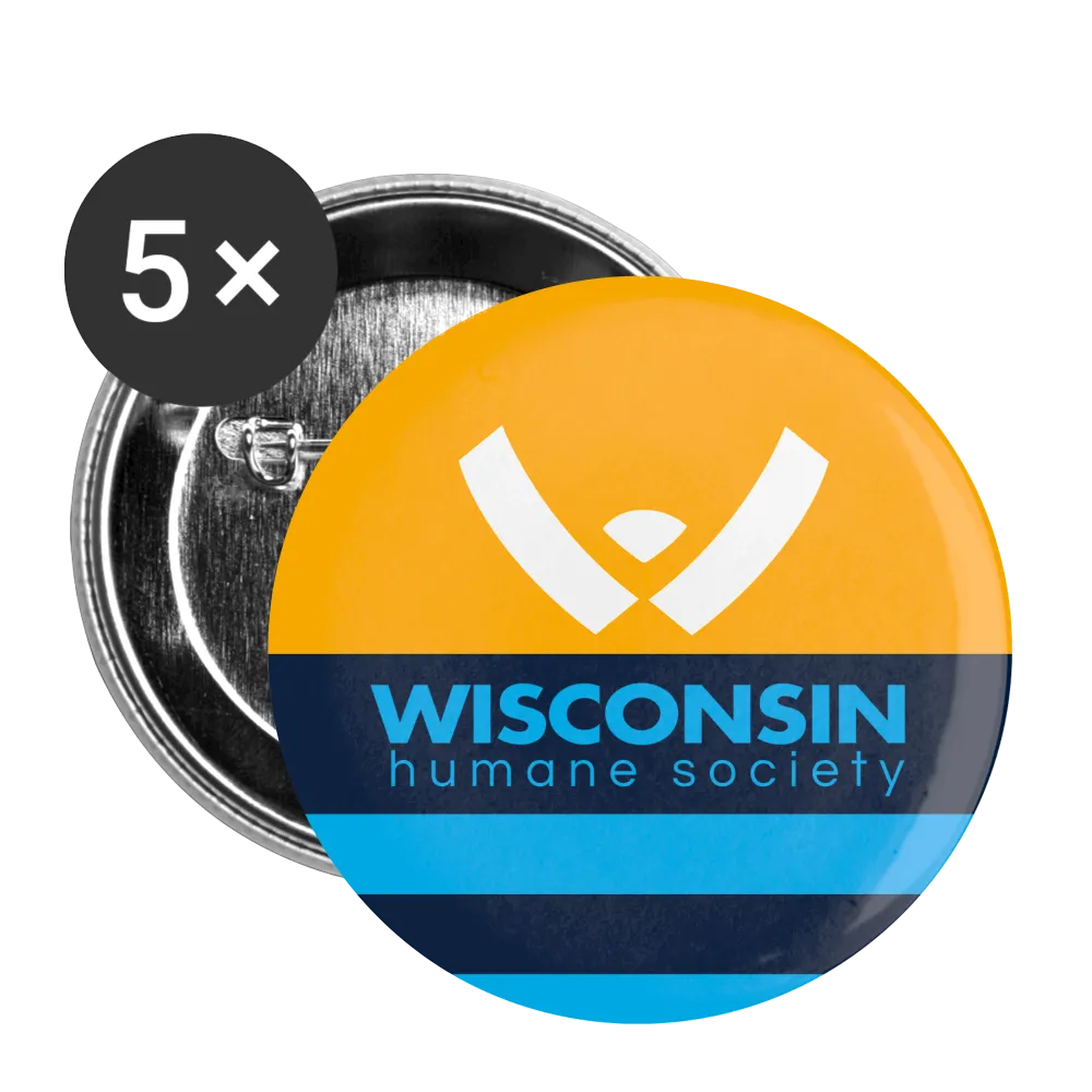 WHS x MKE Flag Buttons large 2.2'' (5-pack)