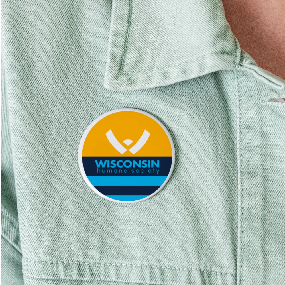 WHS x MKE Flag Buttons large 2.2'' (5-pack)